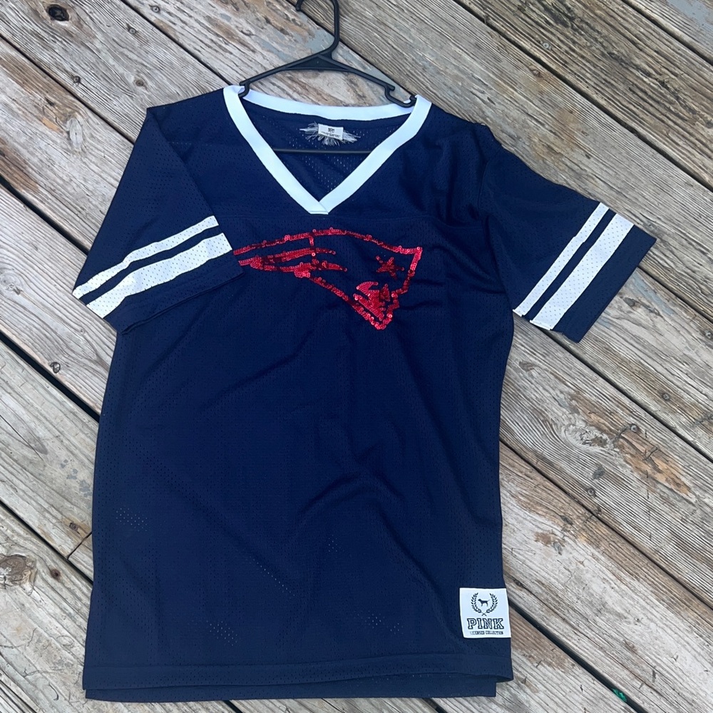 PINK Victoria's Secret Navy Blue Kids Jersey